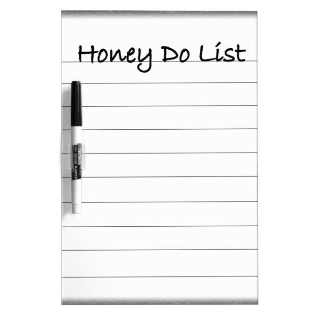 Honey Do List Dry Erase Board w Pen (Front)
