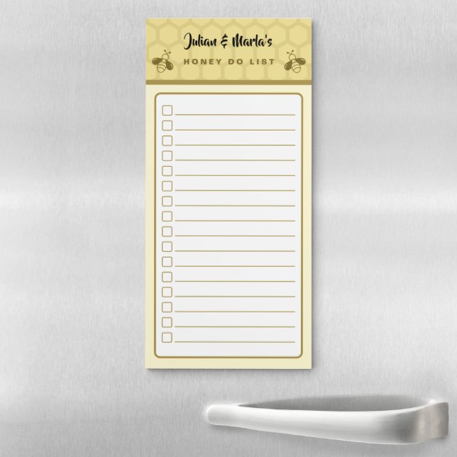 Honey Do List for Fridge Magnetic Notepad (In Situ)