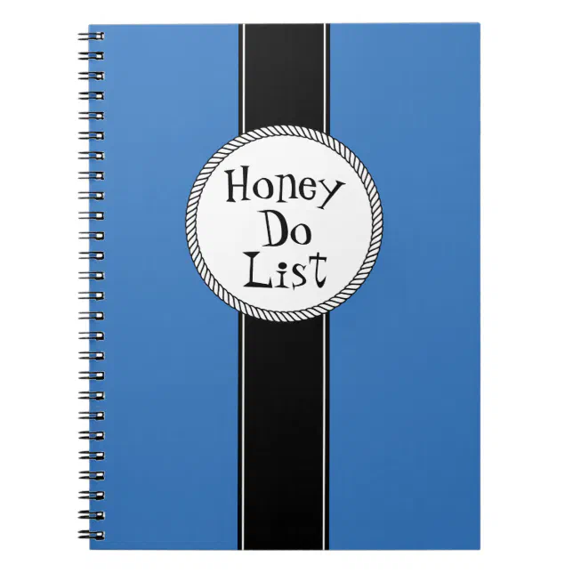 Honey Do List Modern Handyman Notebook | Zazzle