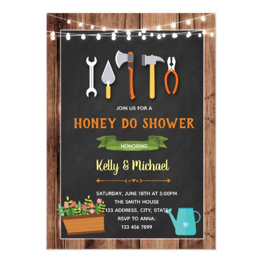 Honey do shower invitation