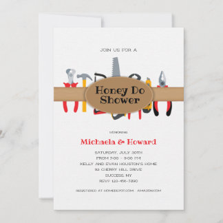 Honey Do Shower Invitation