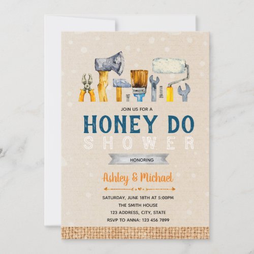 Honey do theme party invitation