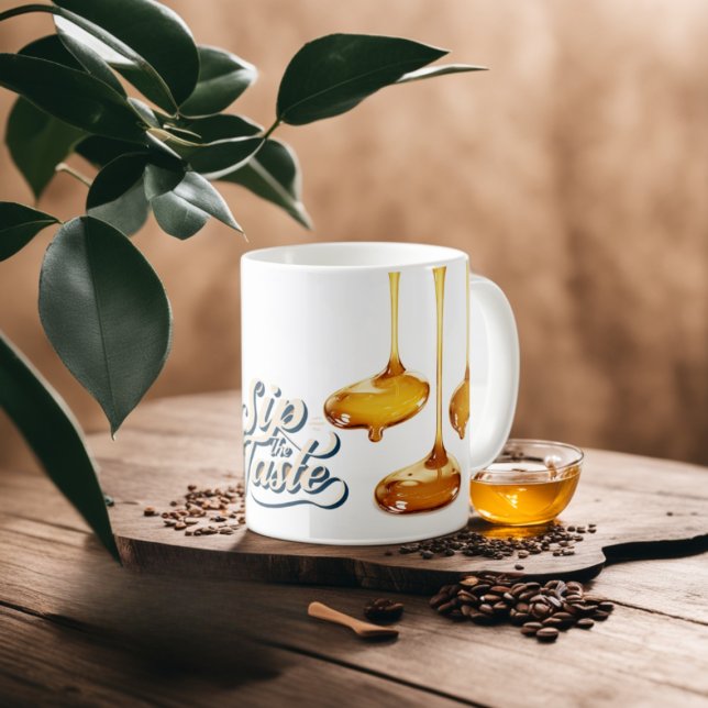 Honey Drip and Splash Mug: A Symphony of Sweetness Coffee Mug (Creator Uploaded)