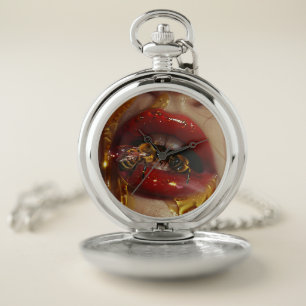 Honey Drip Beauty – Sensual Golden Portraits of Wo Pocket Watch