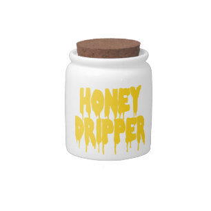 Honey Dripper Candy Jar