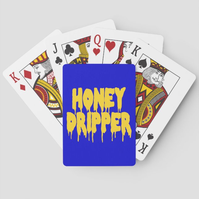 Honey Dripper Poker Cards (Back)