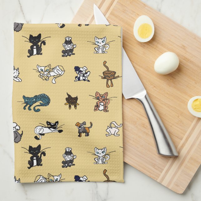 Honey Elemental pets Kitchen Towel (Quarter Fold)