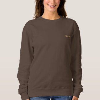 Honey embroidered sweatshirt