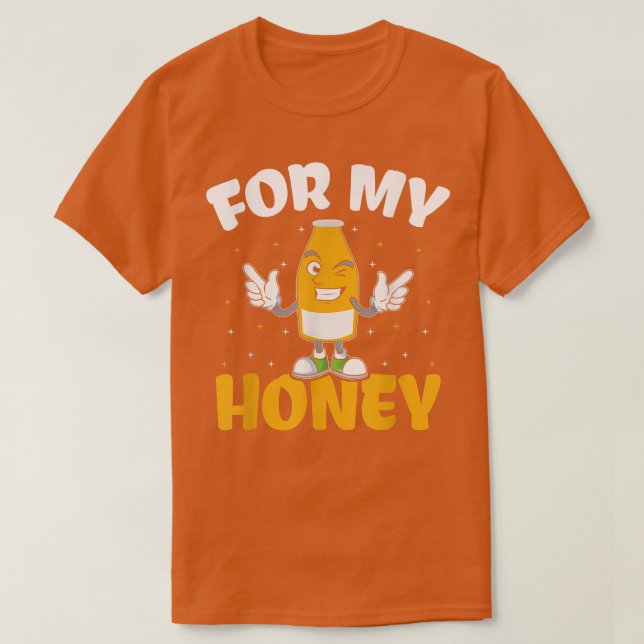 Honey Farm  Bee Farmer Beehive Honey Buzzing Bees  T-Shirt (Design Front)