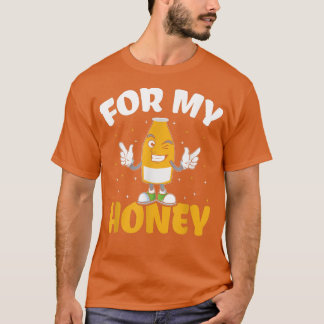 Honey Farm  Bee Farmer Beehive Honey Buzzing Bees  T-Shirt