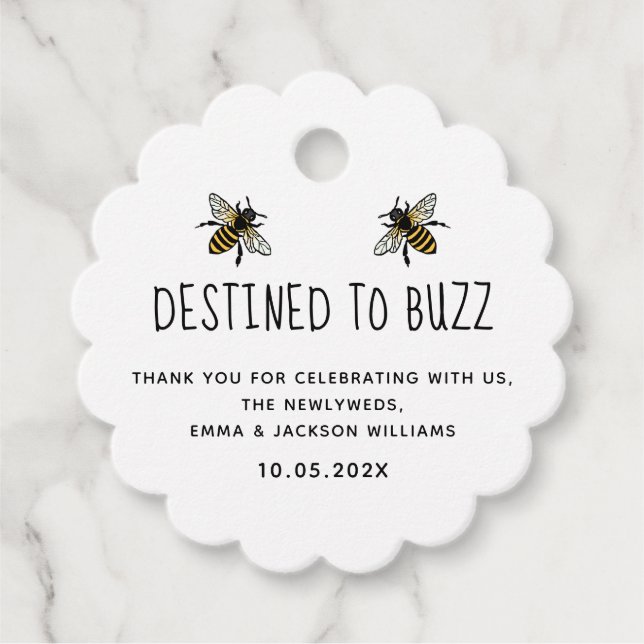 Honey favor Tags | Pure Honey (Front)