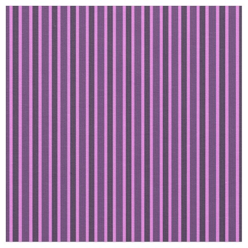 Honey Flower, Dark Purple and Violet Pink Stripes Fabric