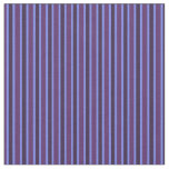 Honey Flower, Purple &amp; Cornflower blue Stripes Fabric