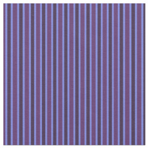 Honey Flower, Purple & Cornflower blue Stripes Fabric
