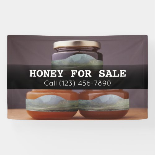 Honey for Sale Apiculture Business Banner