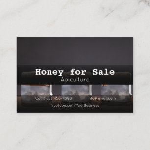 Honey for Sale Apiculture Business Company  Card