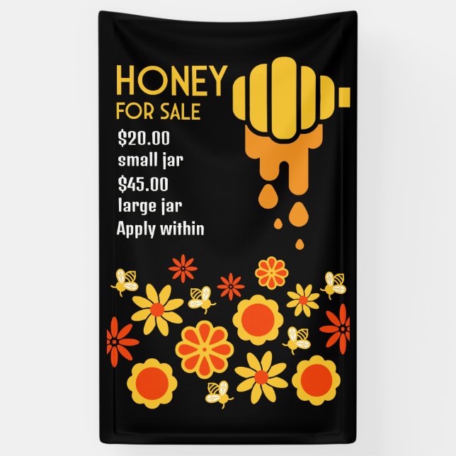 Honey For Sale Banner (Vertical)