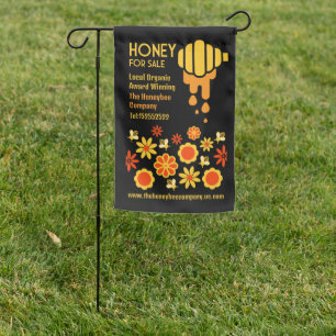 Honey For Sale Garden Flag