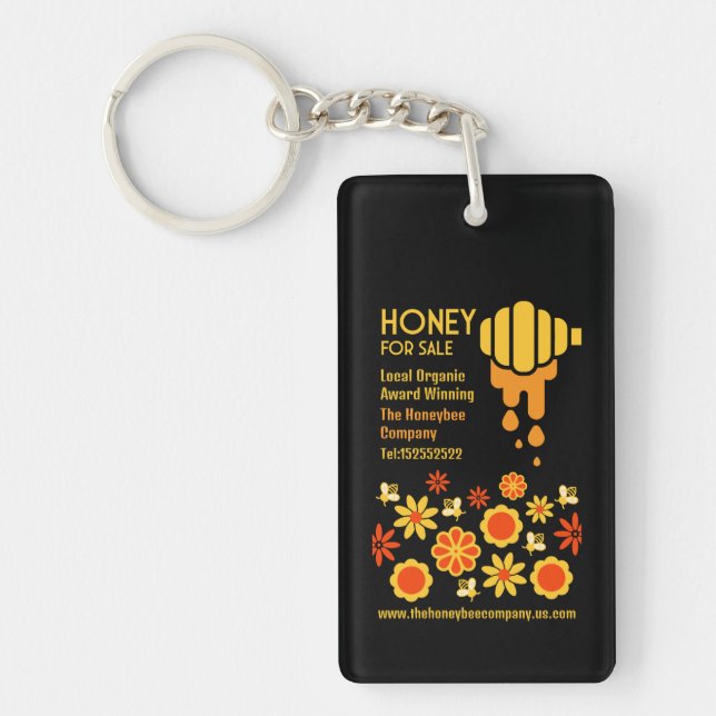 Honey For Sale Keychain (Front)