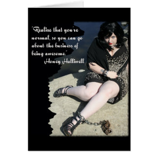 Honey Halliwell's Awesome Card