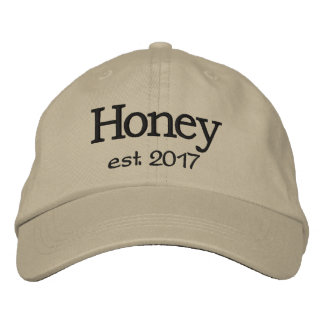 Honey Hat - Black Stitching