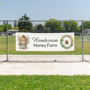 Honey Hive and Bee Business Banner