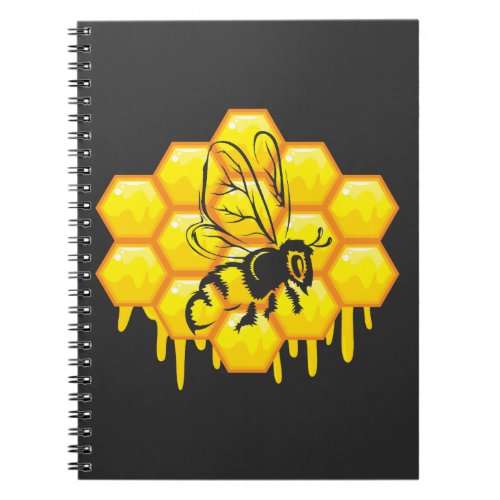 Honey Hives Comb Beekeeper Apiarist Bee Lover Notebook