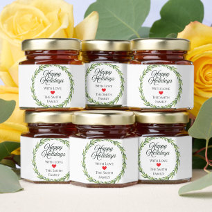 Honey Holiday gift from family Jar Favors