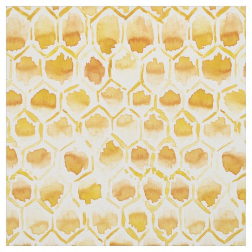 HONEY HOME Golden Beehive Honeycomb Fabric