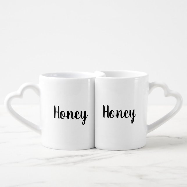 Honey Honey Heart Mugs Valentine’s Day (Front Nesting)