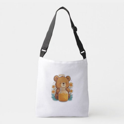 Honey Hug Bear Essentials for a Sweet Life Crossbody Bag