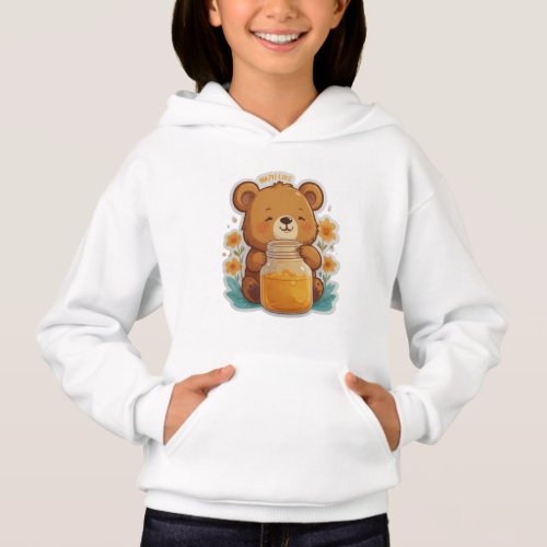 Honey Hug Bear Essentials for a Sweet Life Hoodie