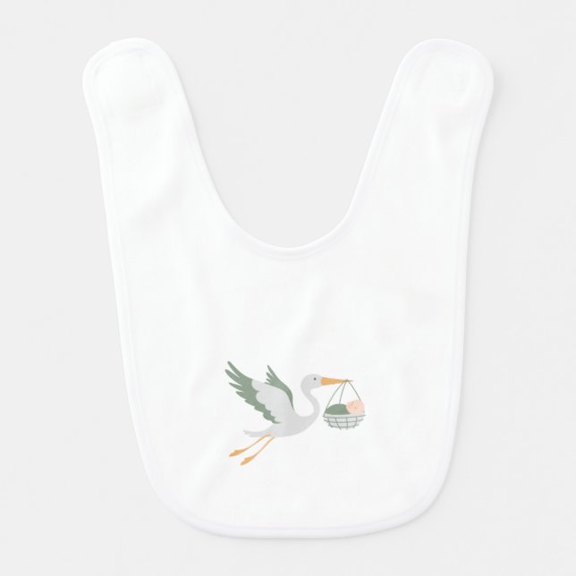 Honey & Hugs Baby Bib (Front)