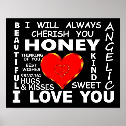 Honey I Love You Poster