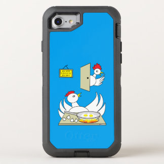 Honey I'm Home Chickens OtterBox Defender iPhone SE/8/7 Case