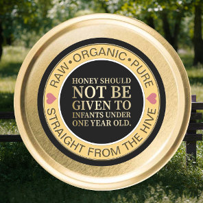 Honey Infant Warning Lid Label & Honey Description
