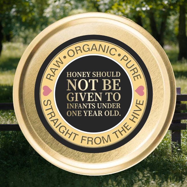 Honey Infant Warning Lid Label & Honey Description (Creator Uploaded)