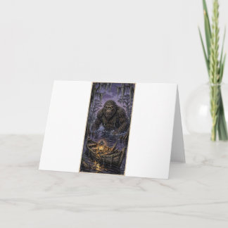 Honey Island Swamp Monster Halloween Card