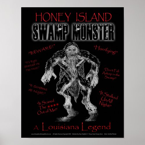 Honey Island Swamp Monster Poster