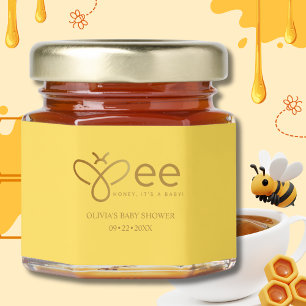 Honey, It’s a Baby Baby Shower Honey Jar Favors