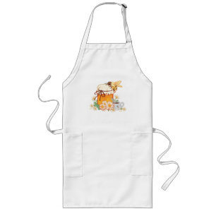 Honey Jar and Wildflowers Cottagecore Bee Long Apron