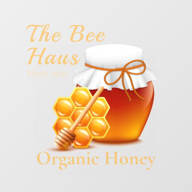 Honey Jar Floor Decal (Front)