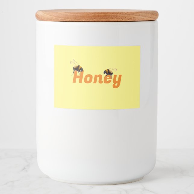 Honey Jar Food Label Set (Front)