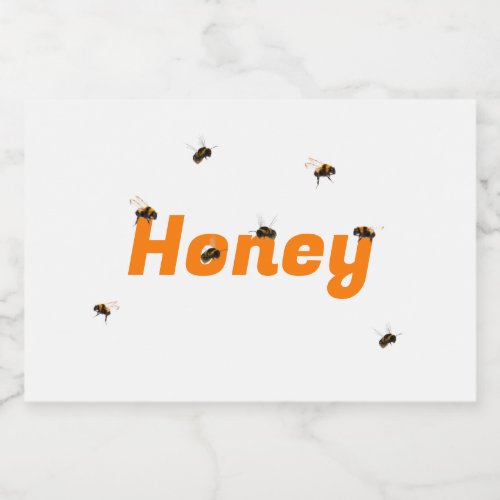 Honey Jar Food Label Set
