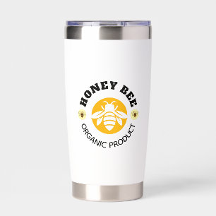 Honey Jar Honeybee Honeycomb Bee Apiary Insulated Tumbler