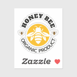Honey Jar Honeybee Honeycomb Bee Apiary Sticker