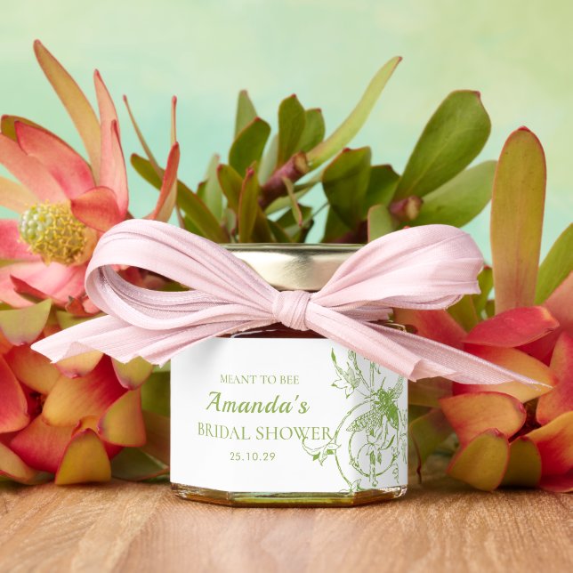 Honey Jar Label Bridal Shower Wedding Favors (Insitu (Wedding))