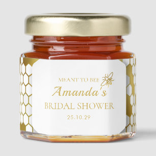 Honey Jar Label Bridal Shower Wedding Favors