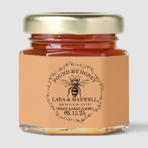 Honey Jar Labels for Wedding Favors