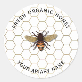 Honey Jar Labels Honeybee Apiary